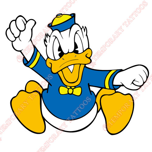 Donald Duck Customize Temporary Tattoos Stickers NO.730